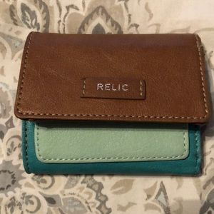 Turquoise Relic wallet, gently used.